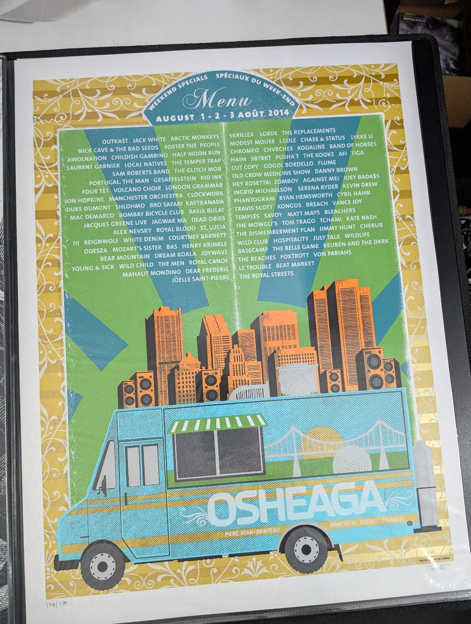OSHEAGA - 2014 POSTER - #'D