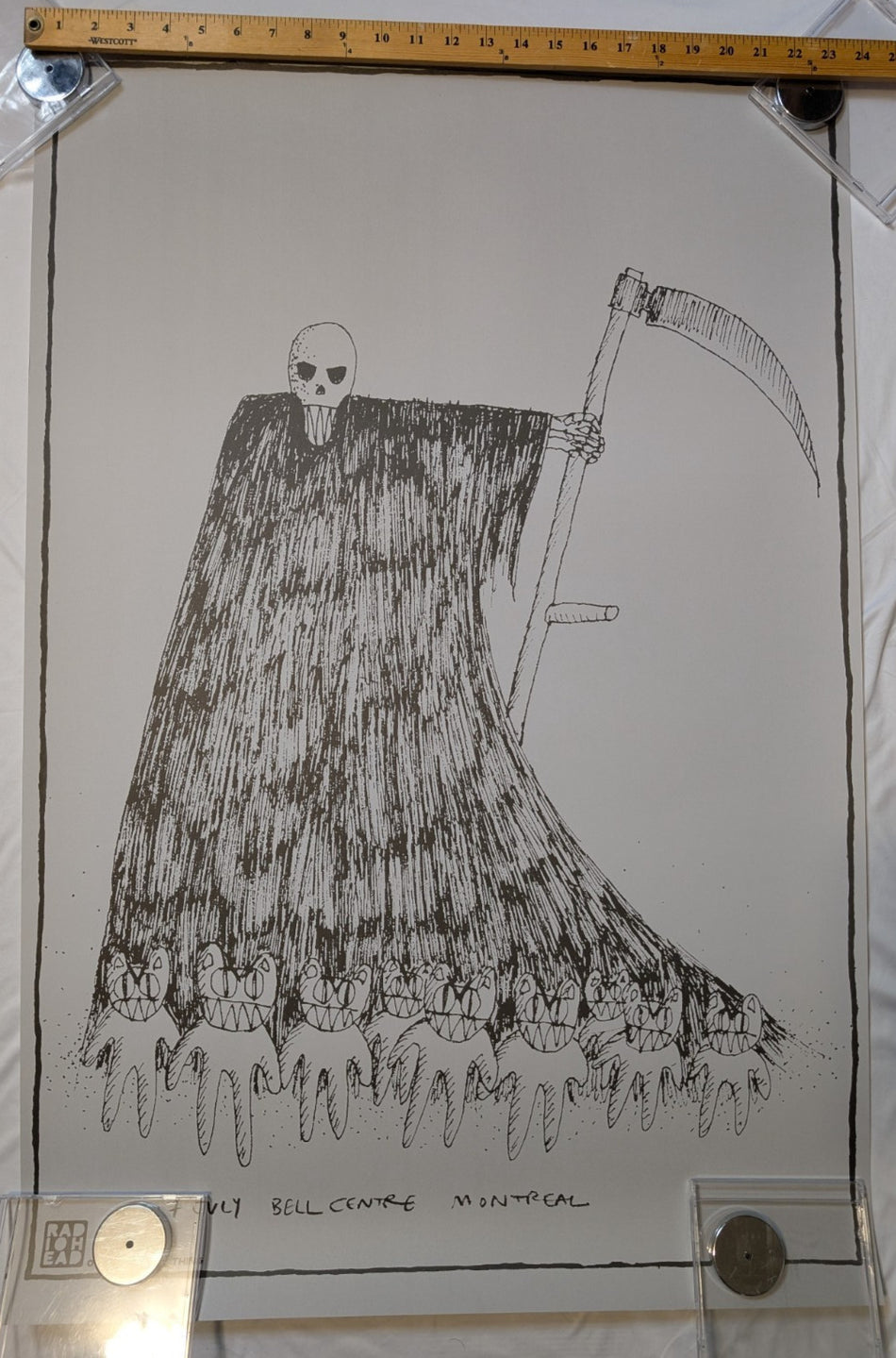 Radiohead -Concert Poster - Thom Yorke - 7 17/2018- Montreal-Bell Centre