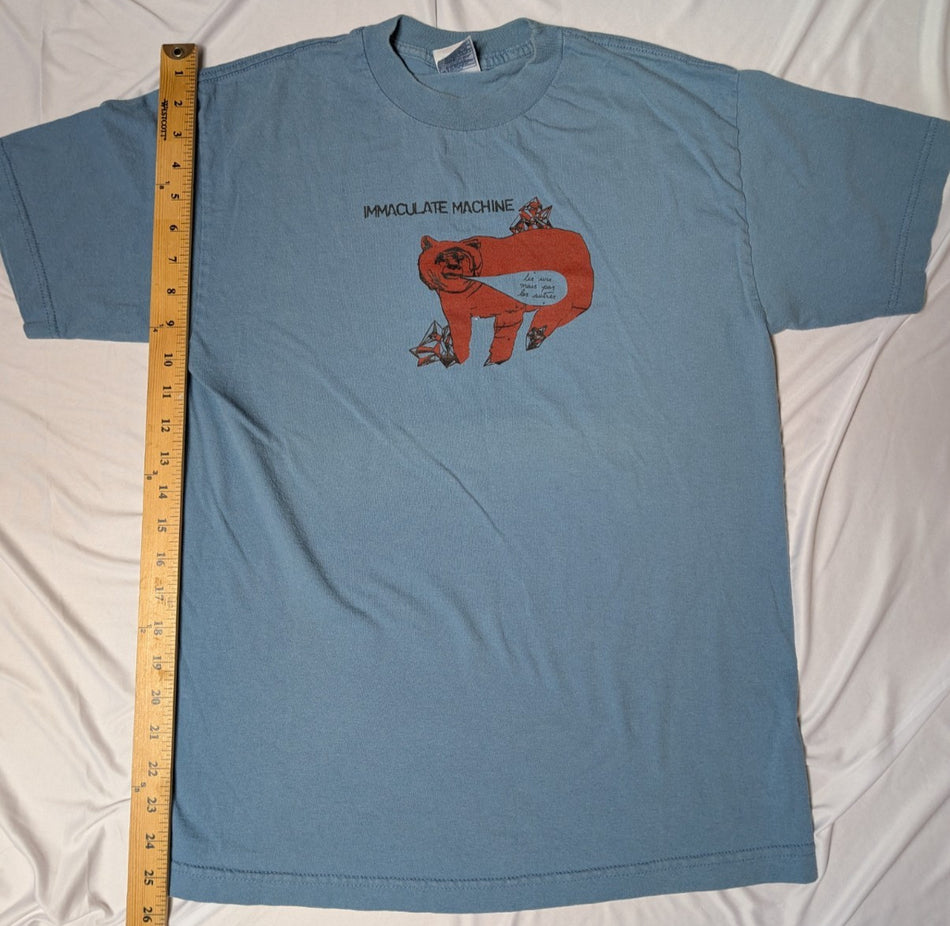 Immaculate Machine - Canadian Indie Rock Band Tee - Sz Medium - VERY RARE
