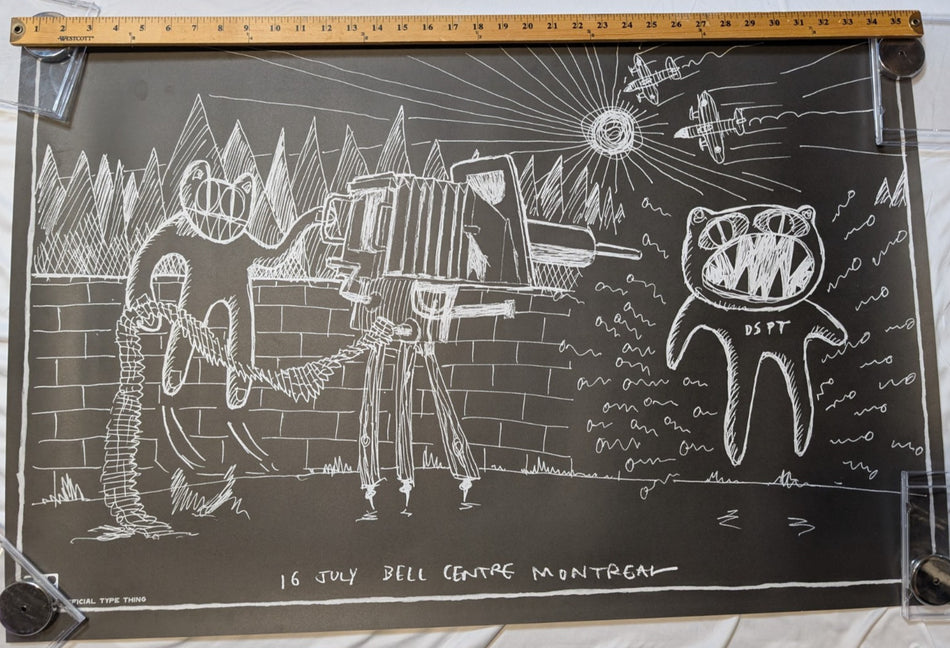 Radiohead Concert Poster - Stanley Donwood -7/16/2018