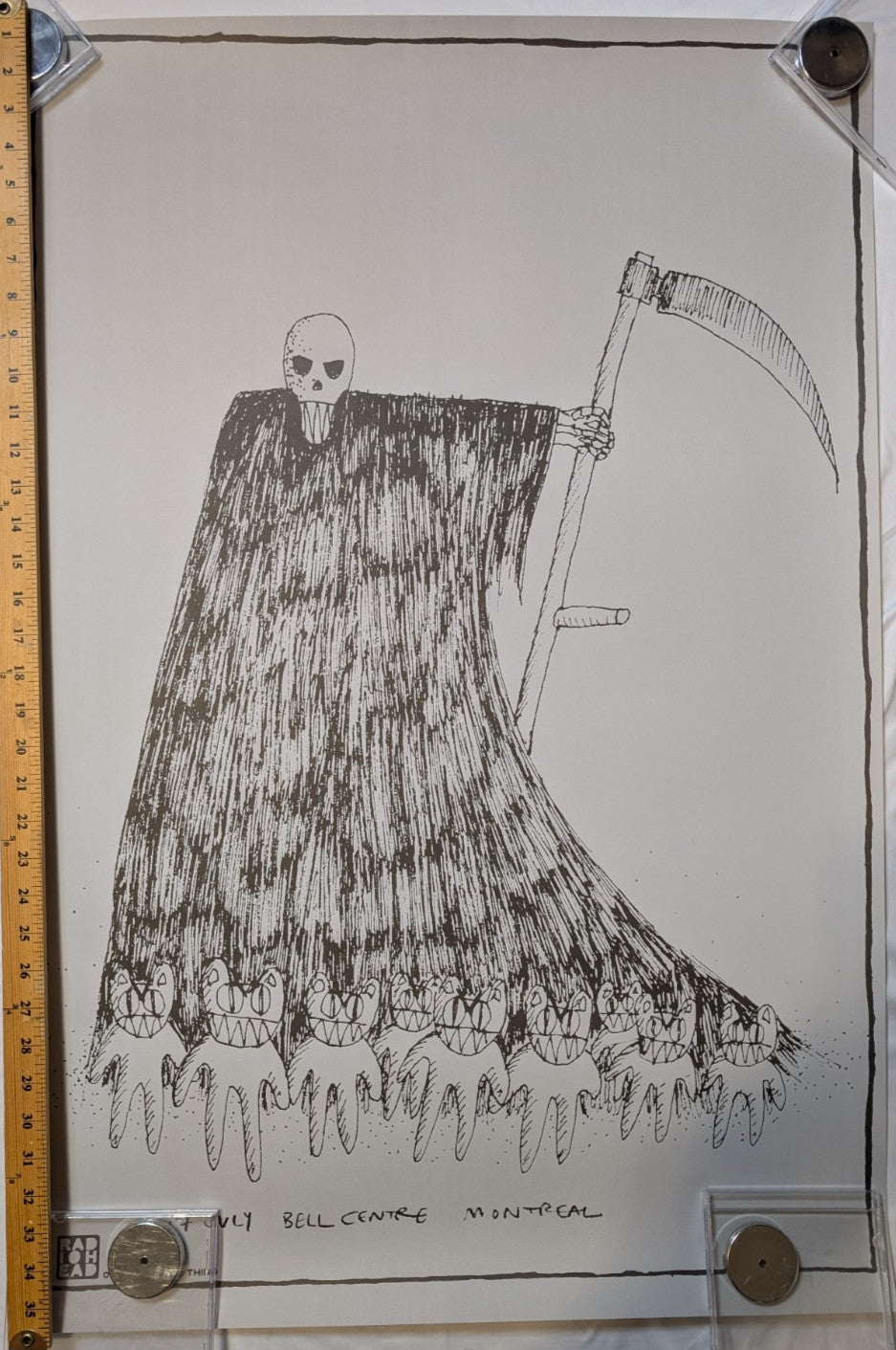 Radiohead -Concert Poster - Thom Yorke - 7 17/2018- Montreal-Bell Centre