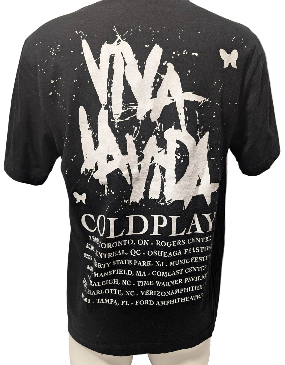 Coldplay - 2008 North American VIVA LA VIDA Tour - T-shirt