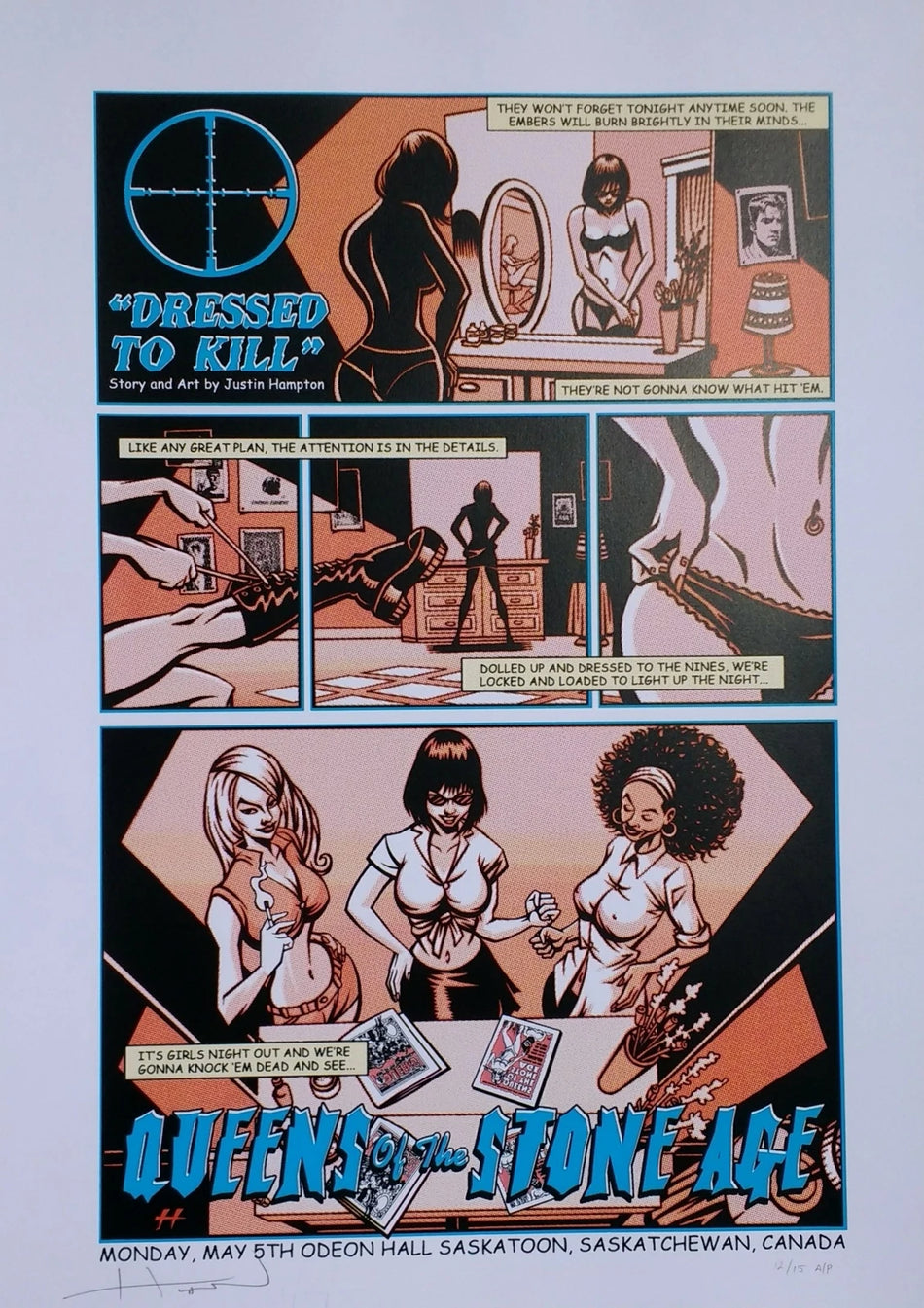 Queens of the Stone Age -  2008 Saskatoon Poster