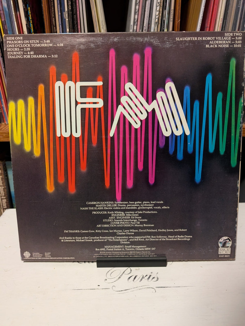 FM -Black Noise-9167-9831 12" Record-Canada- 1978 -EX