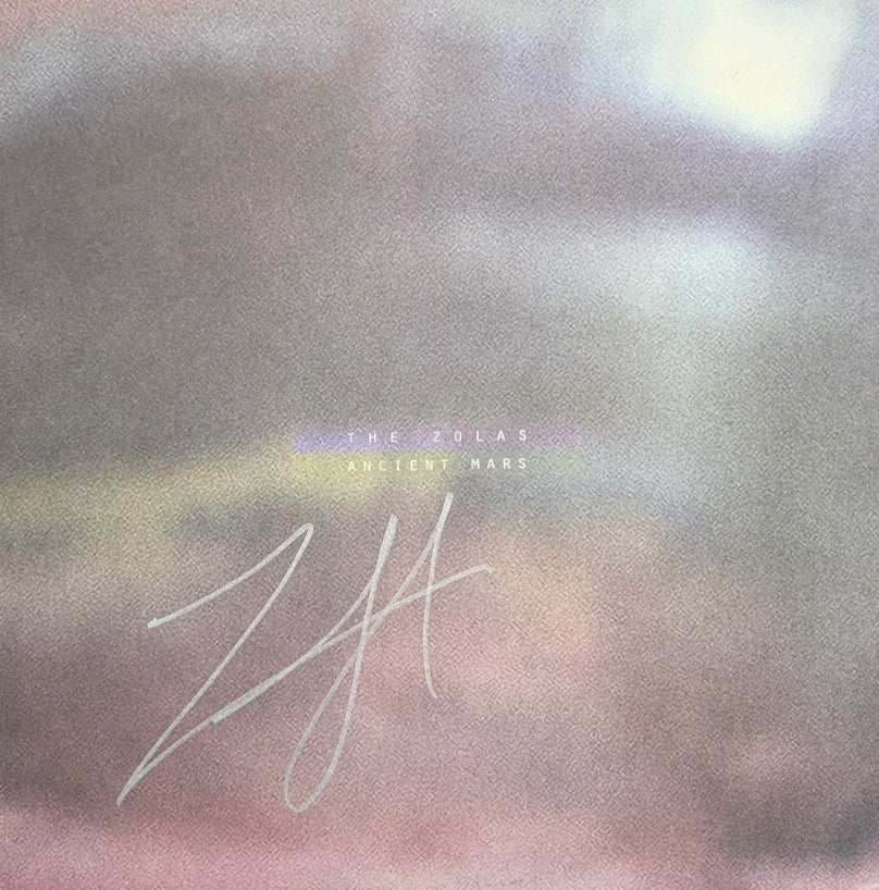 THE ZOLAS - ANCIENT MARS LP RED/BLACK SWIRL VINYL *AUTOGRPAHED BY ZACAHRY GRAY*