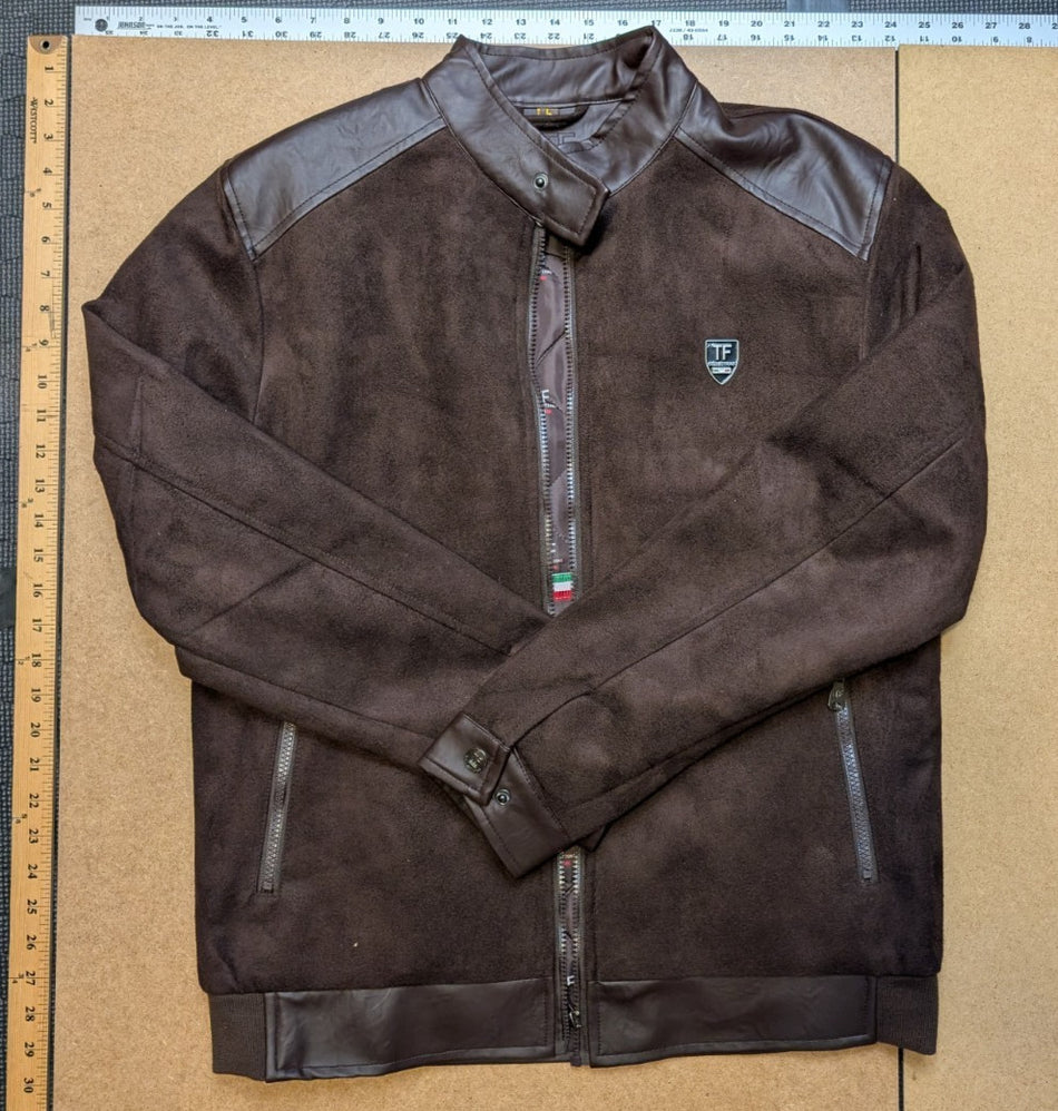 TF Collection leather Like Jacket - Size Large