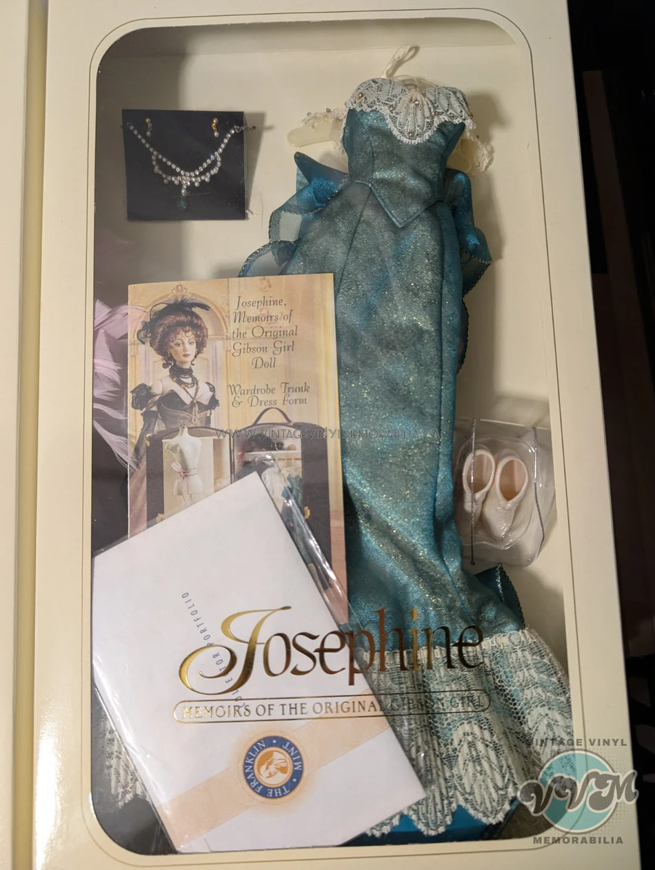 Franklin Mint LOT- Josephine Doll/Opening Night + 3 dresses/All COA New In Box