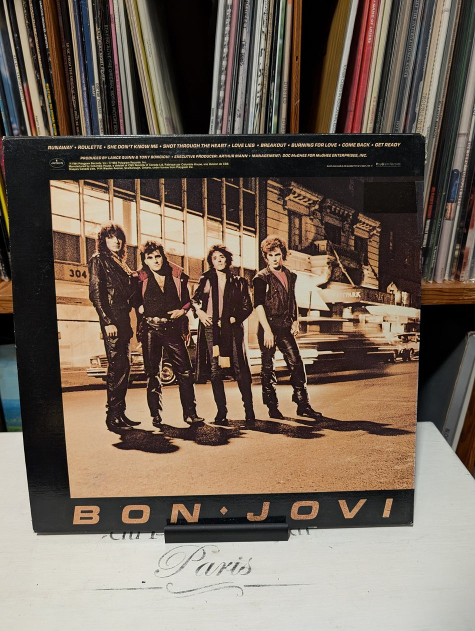 Bon Jovi "BON JOVI" 1984, Mercury Canadian 814492-1M1 CRC- Club Edition. Vg+