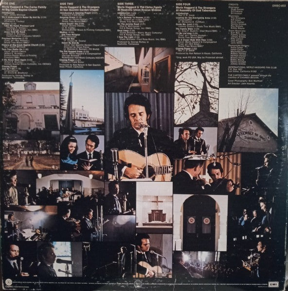 Merle Haggard And The Strangers -Land of Many Churches- 12" VINYL RECORD