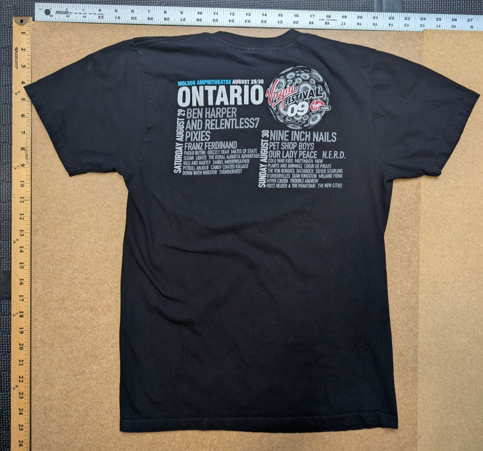 Nine Inch Nails - Virgin Festival 2009 - T-shirt - size Small