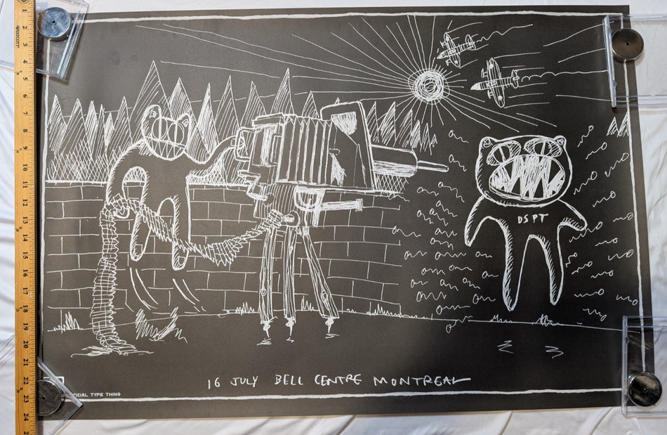 Radiohead Concert Poster - Stanley Donwood -7/16/2018