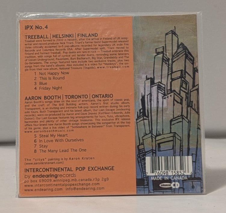 International Pop Exchange No.4 - CD - w/OG Button - Sealed -2004