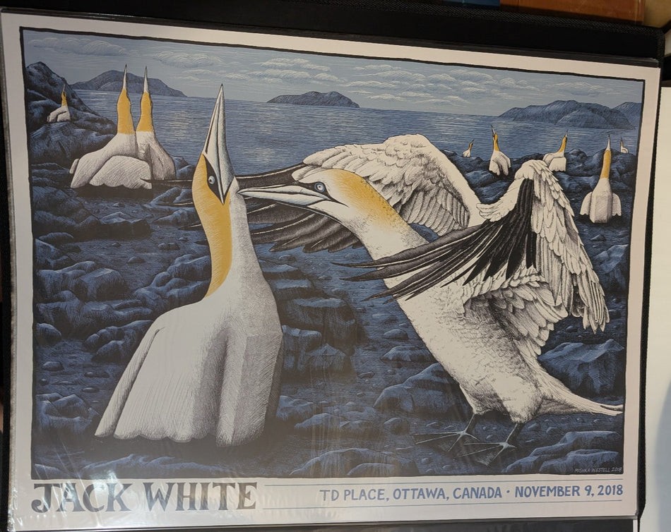 JACK WHITE - OTTAWA 2018 GIG POSTER