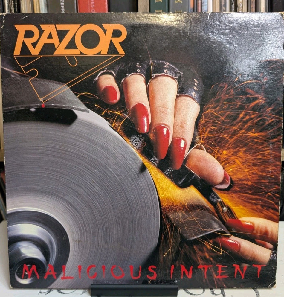 Razor - Malicious Intent - LP - Canada- 1986