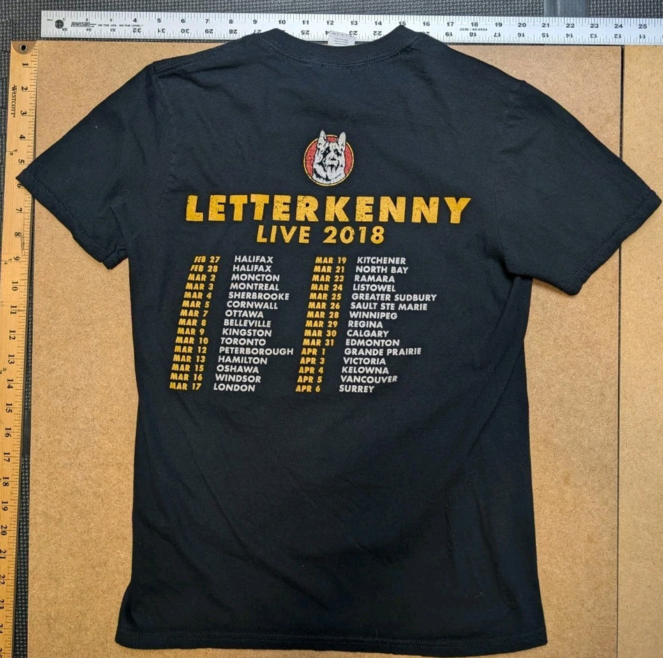 Letterkenny Live- 2018 Tour T-shirt - Size Small