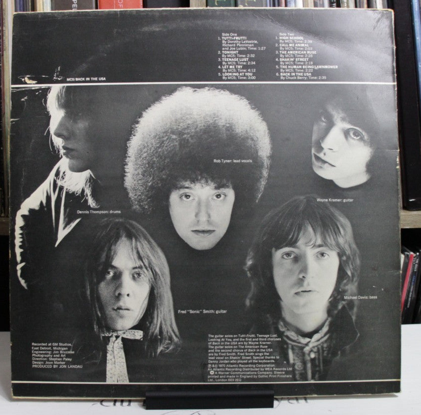 MC5-Back In The USA-Vinyl, LP, Album, Reissue, Stereo-UK-1977