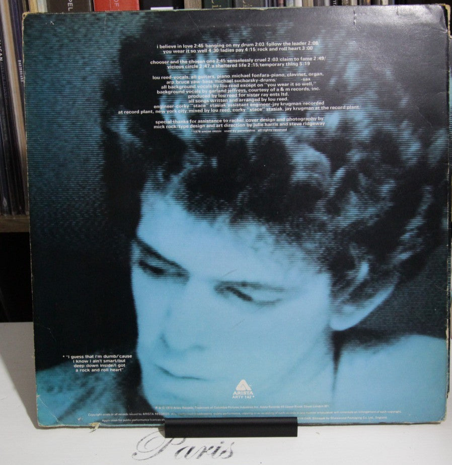 Lou Reed-Rock And Roll Heart-1976-LP-ARTY 142