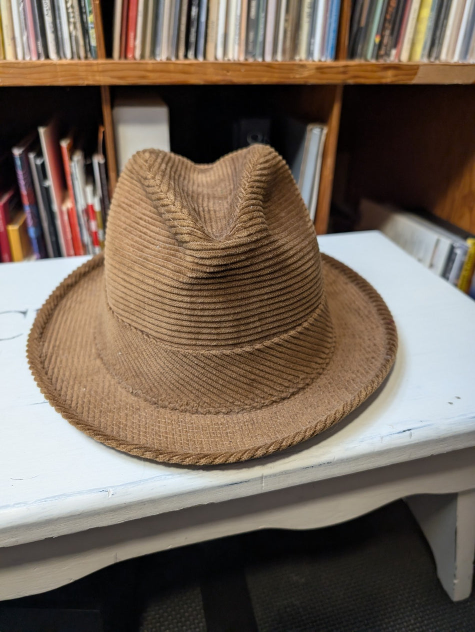 G.I. Lanning-Hat- Brown Corduroy - Vintage
