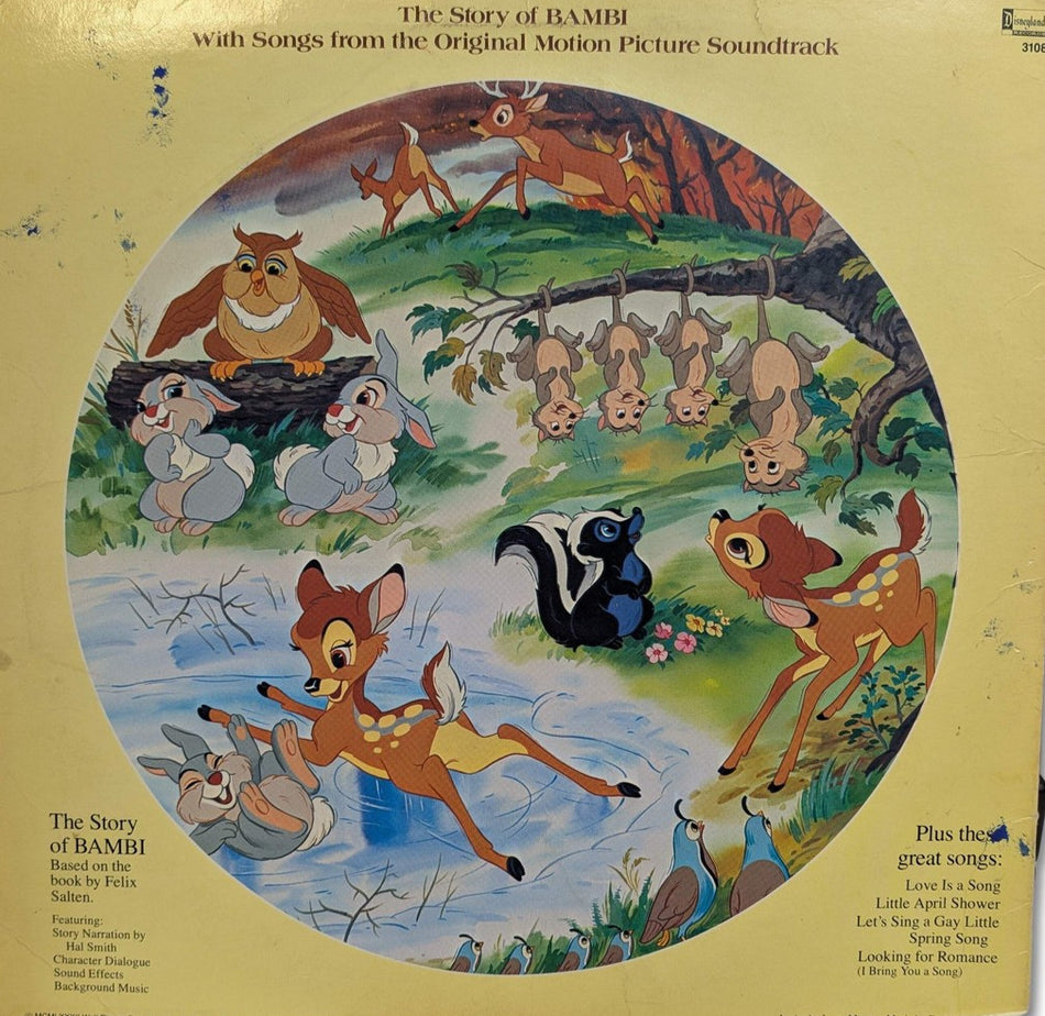 HAL SMITH - STORY AND SONGS FROM BAMBI - LP - PICTURE DISC