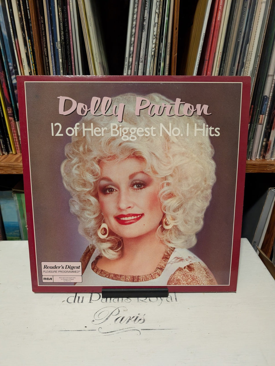 DOLLY PARTON-12 of HER BIGGEST No. 1 HITS-VINYL LP-READERS DIGEST-1985-
