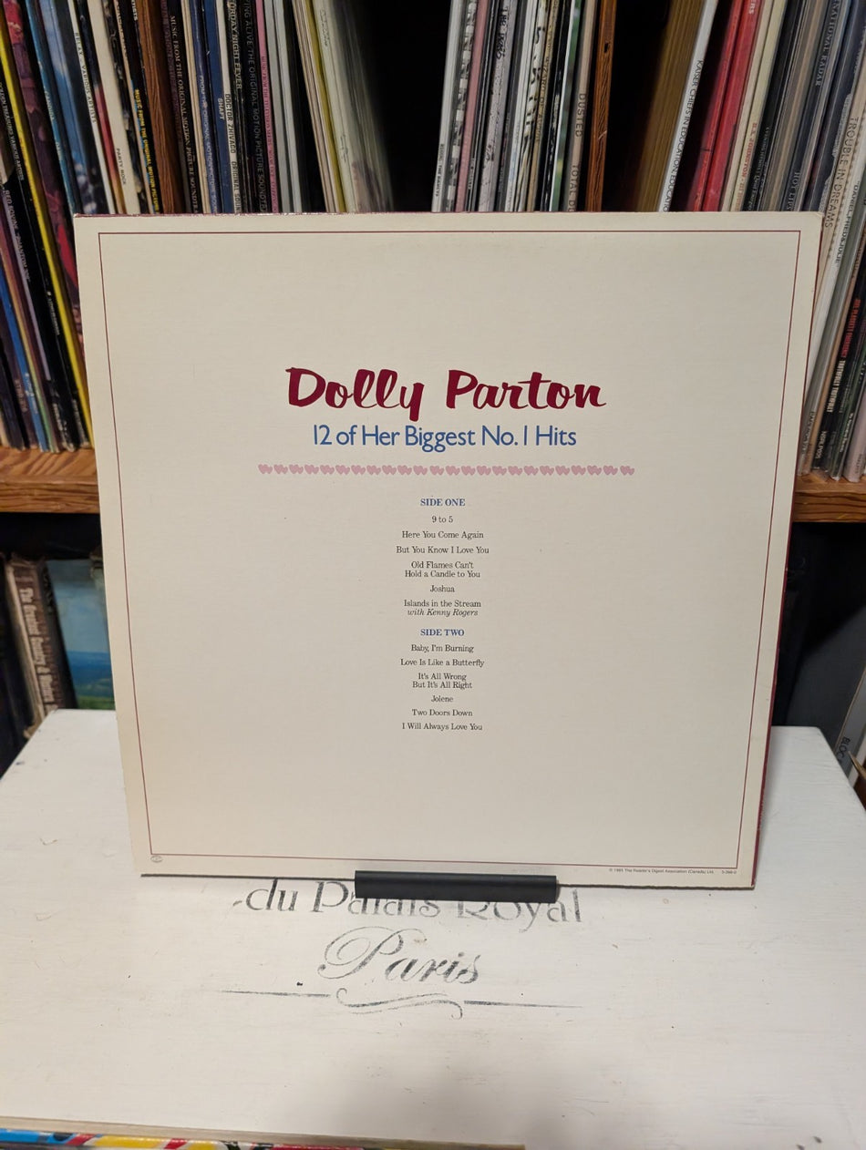 DOLLY PARTON-12 of HER BIGGEST No. 1 HITS-VINYL LP-READERS DIGEST-1985-