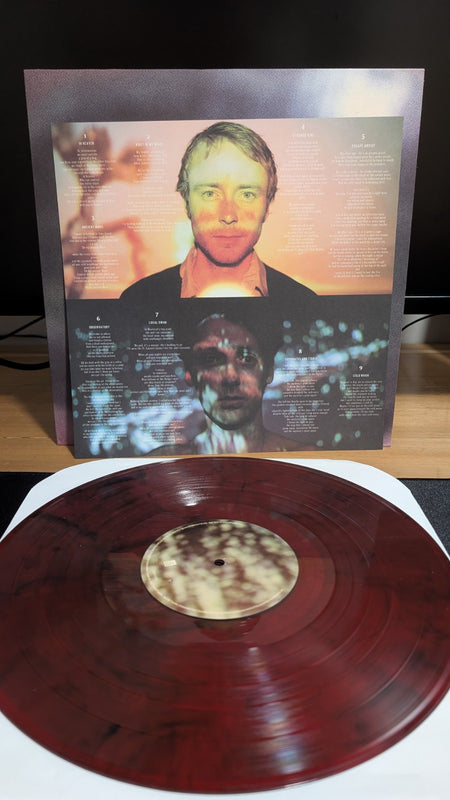 THE ZOLAS   ANCIENT MARS LP RED/BLACK SWIRL   ZACHARY GRAY AUT0  12" VINYL 2