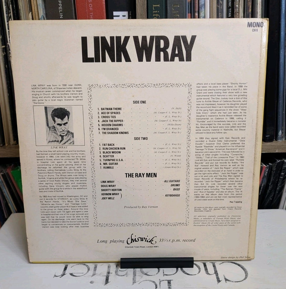 Link Wray -LP- Mono-1976-UK