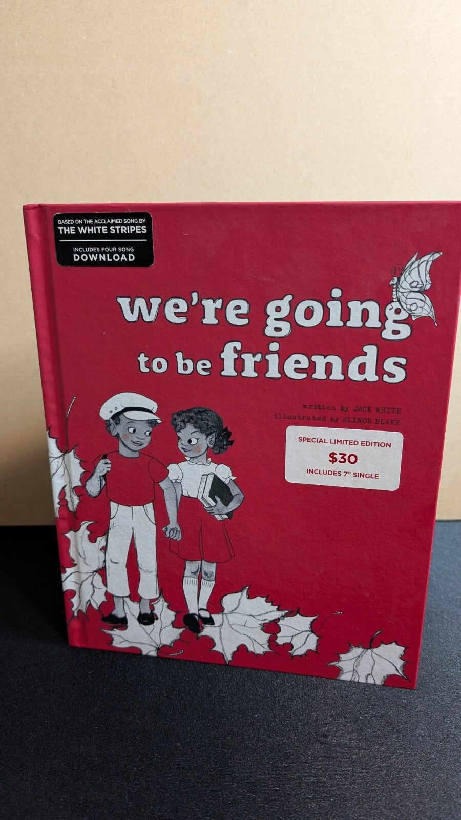 Were Going To Be Friends White Stripes Book With Inlcuded 7" Record *Unopened*