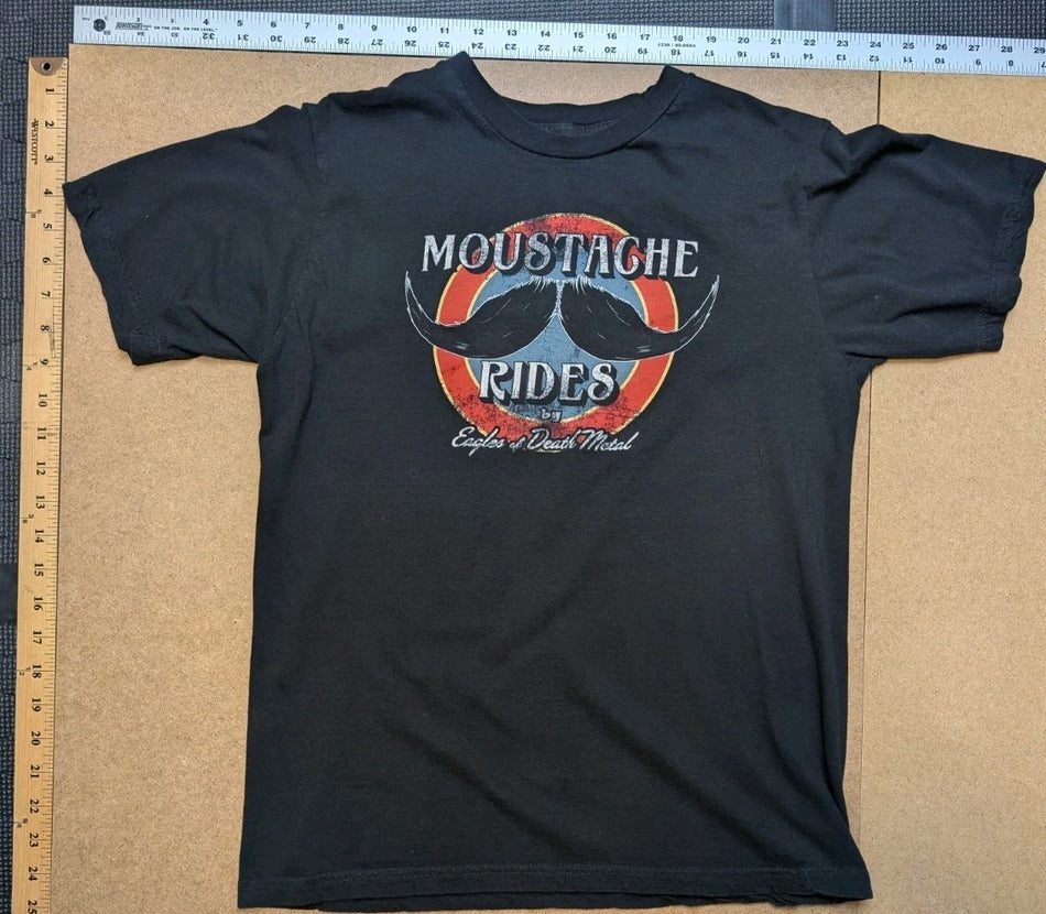 Eagles Of Death Metal - Band TEE- Get Stache'd -sz Small