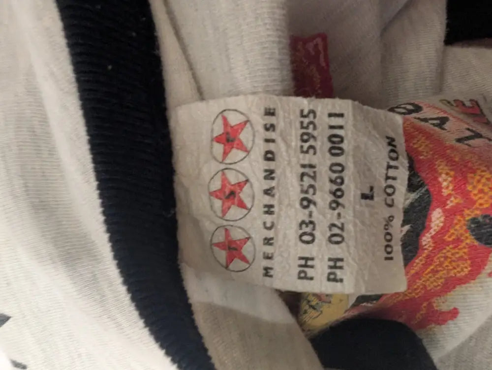 SilverChair - Codename: The Dragon - World Tour 2000 Tshirt