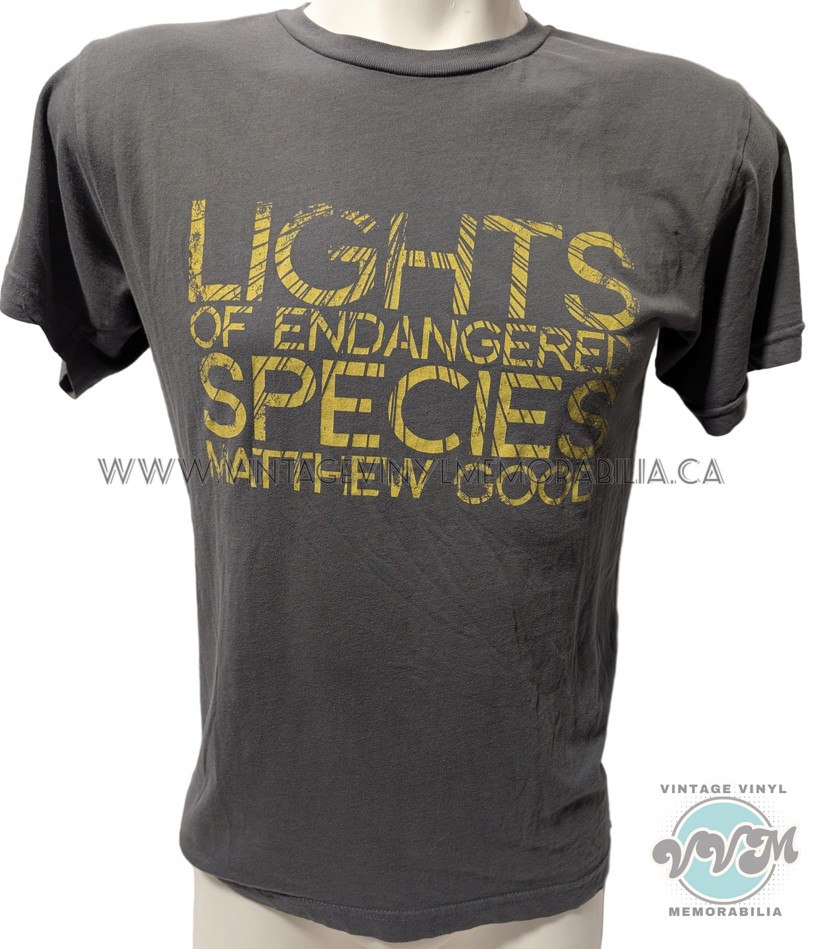 Watermarked - Matthew Good - Lights of Endangered Species - Tour T-shirt