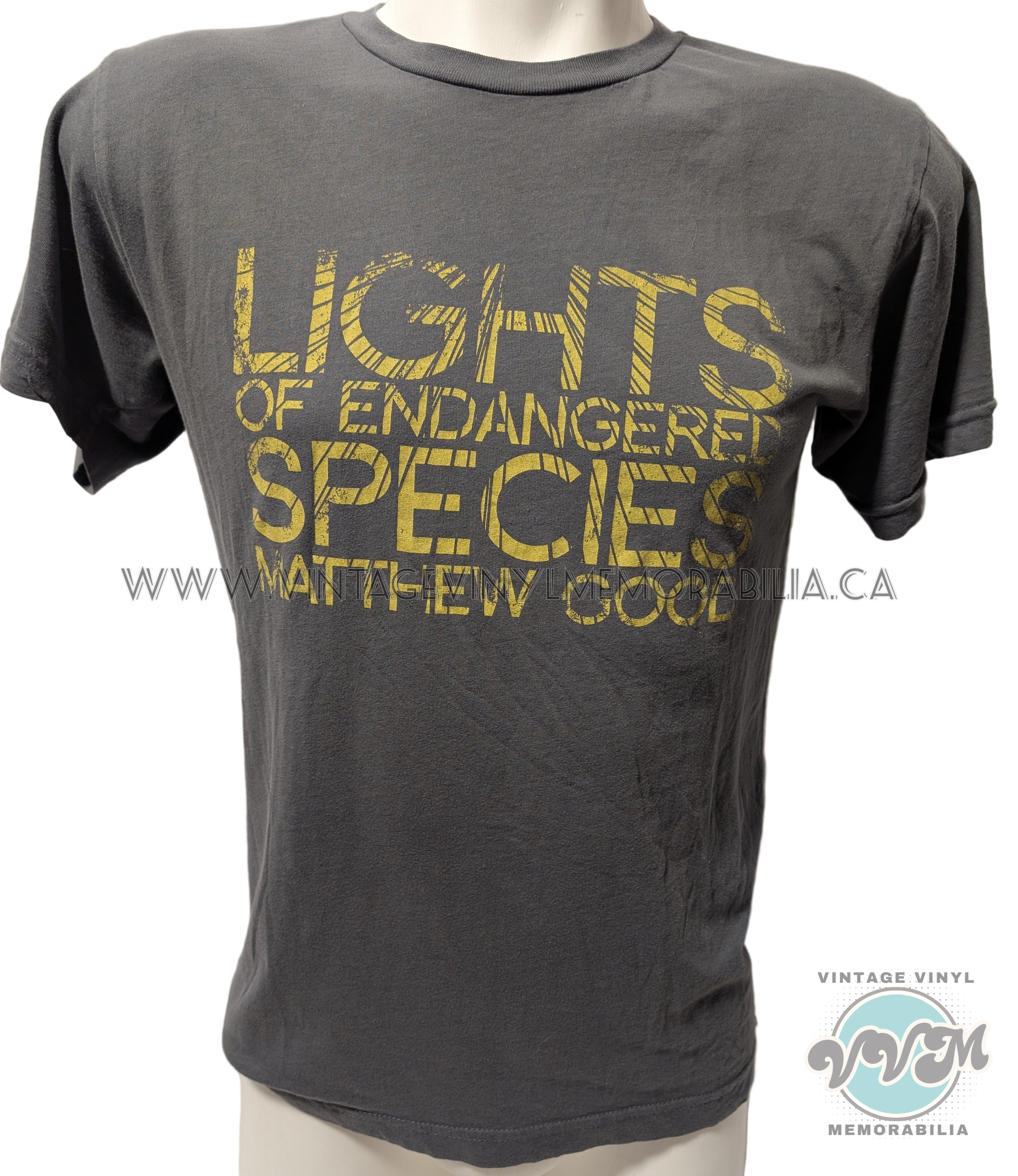 Watermarked - Matthew Good - Lights of Endangered Species - Tour T-shirt