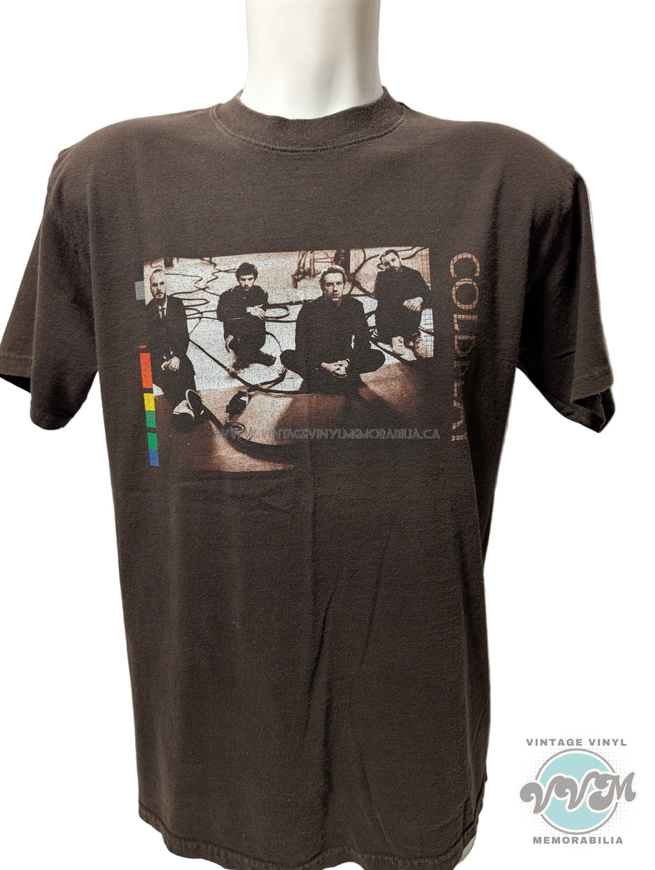 Watermarked - Coldplay - 2005 Twisted Logic NA Tour Shirt - W/ Dates