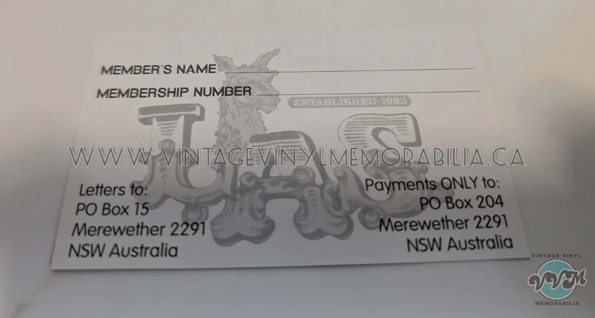 Watermarked - Silverchair-LAS Fan Club Dog Tags - (1995)