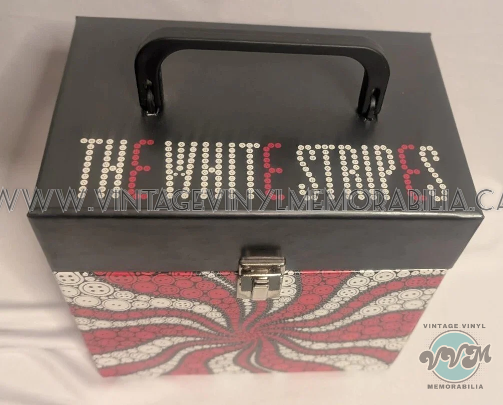 Watermarked - The White Stripes 7" Record Box -#OF1500 - Peppermint Swirl