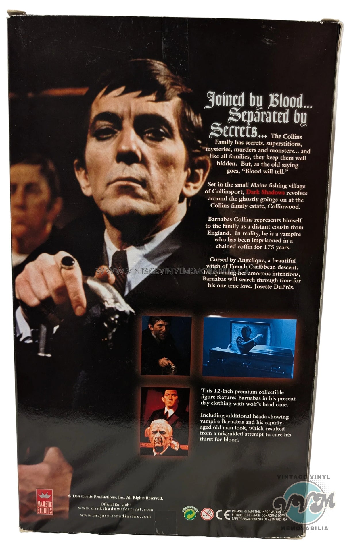 Watermarked - Dark Shadows - 1/6 Scale Figure - Majestic Toys - Barnabas Collins