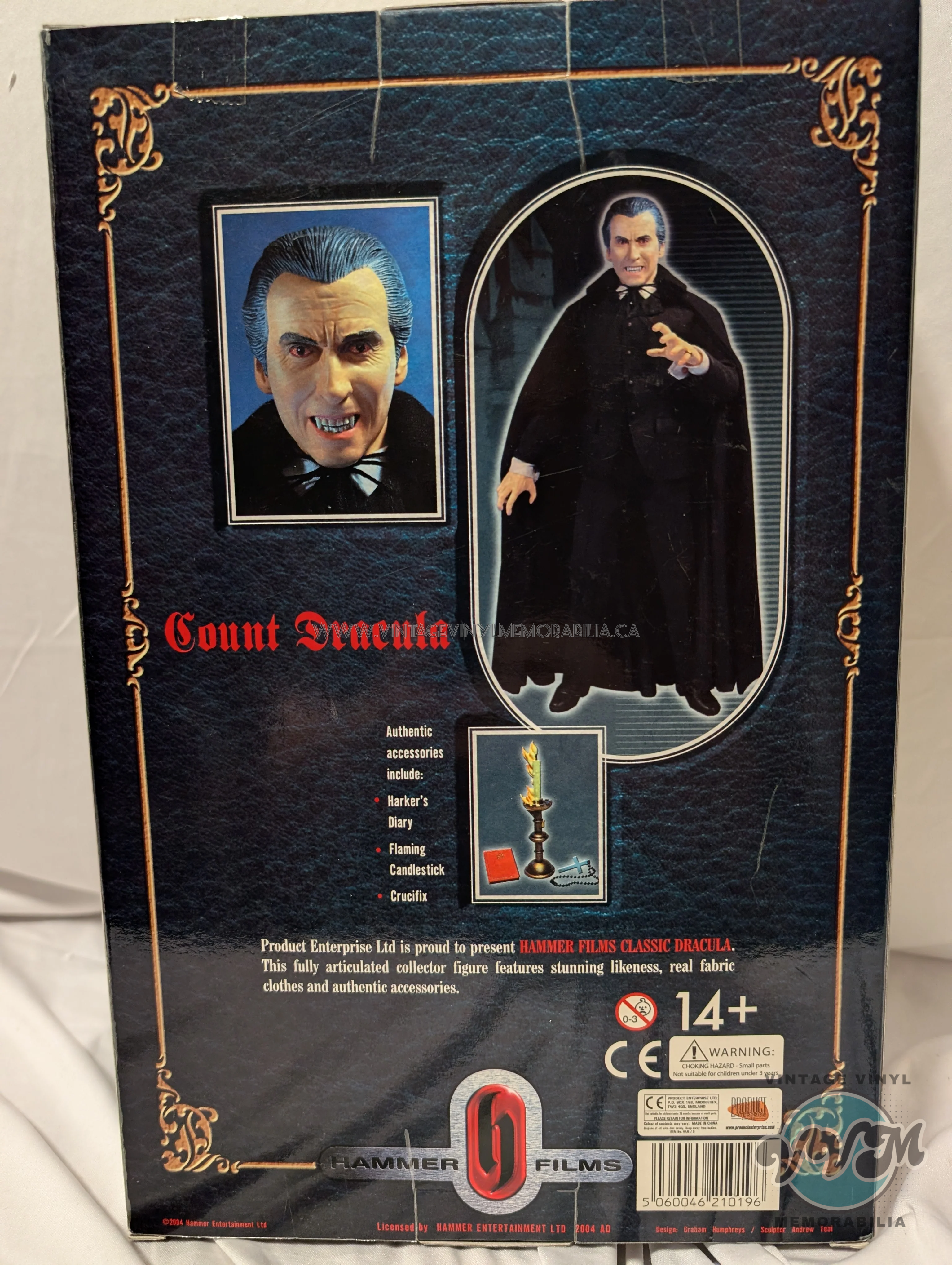 Watermarked - DRACULA - Christopher Lee  12″ Figure - Hammer Films