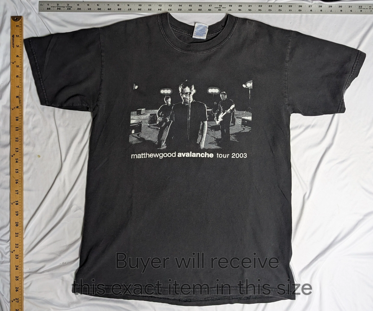 Watermarked - Matthew Good Band -2003 Avalanche Tour Shirt