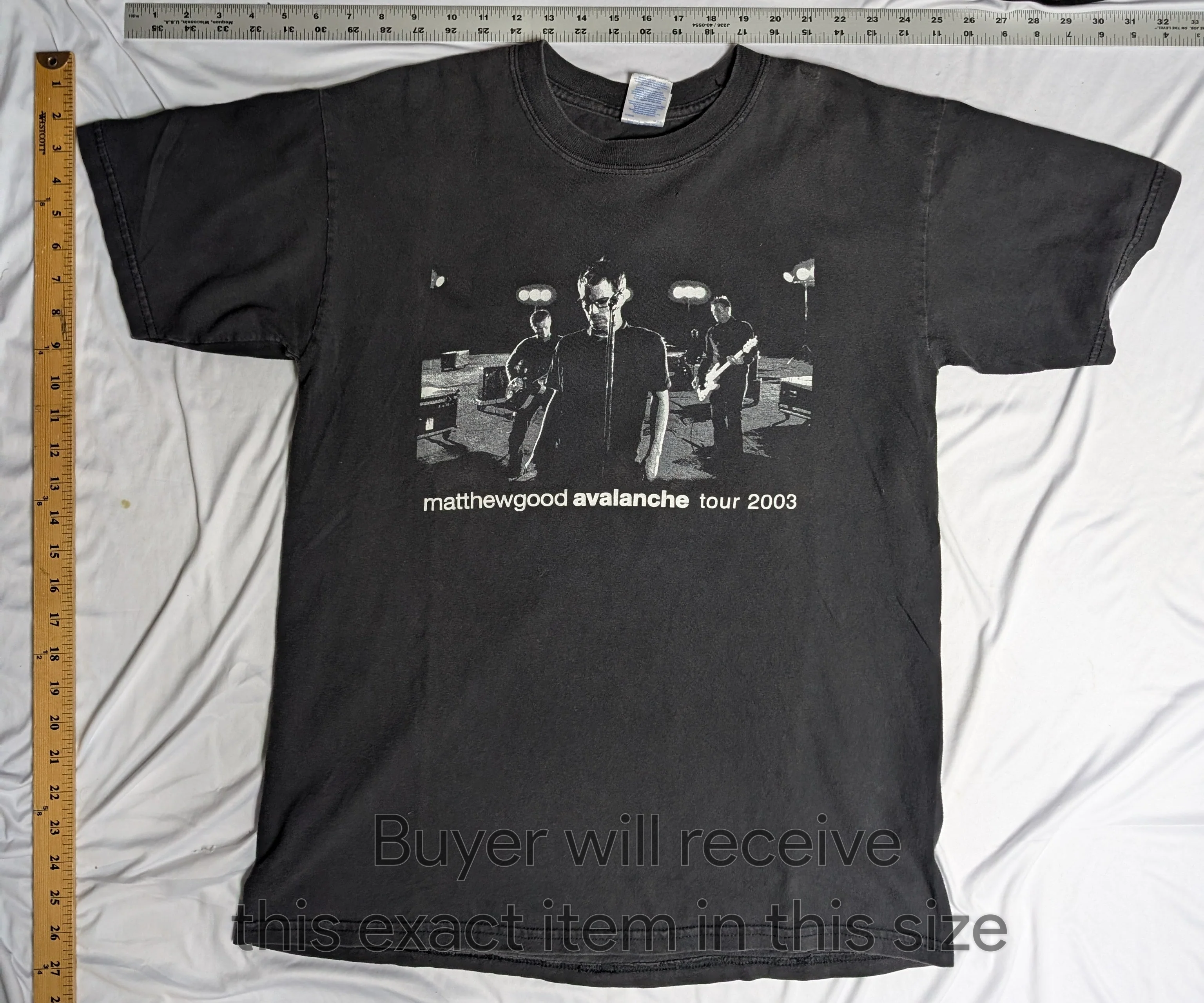Watermarked - Matthew Good Band -2003 Avalanche Tour Shirt