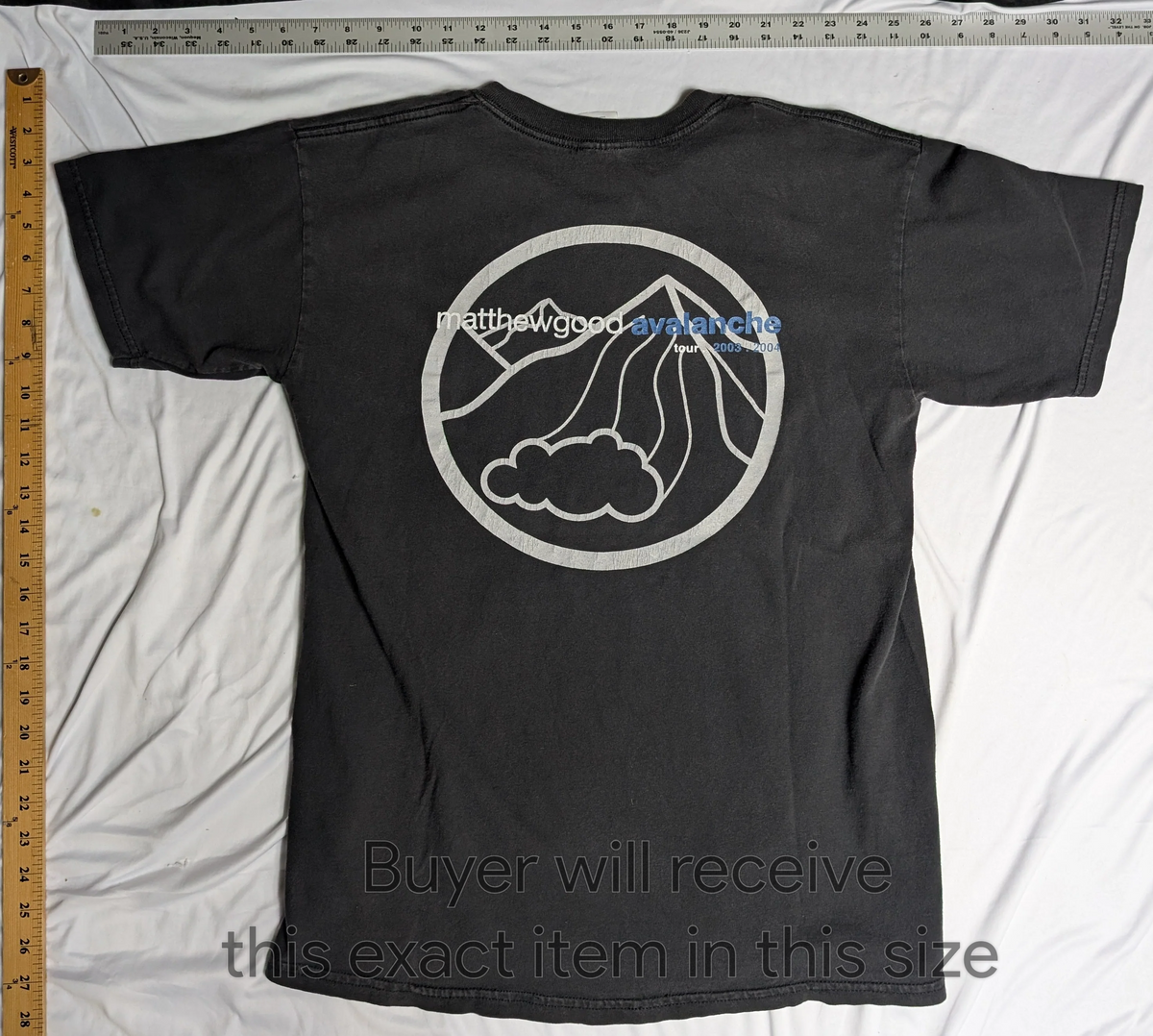 Watermarked - Matthew Good Band -2003 Avalanche Tour Shirt