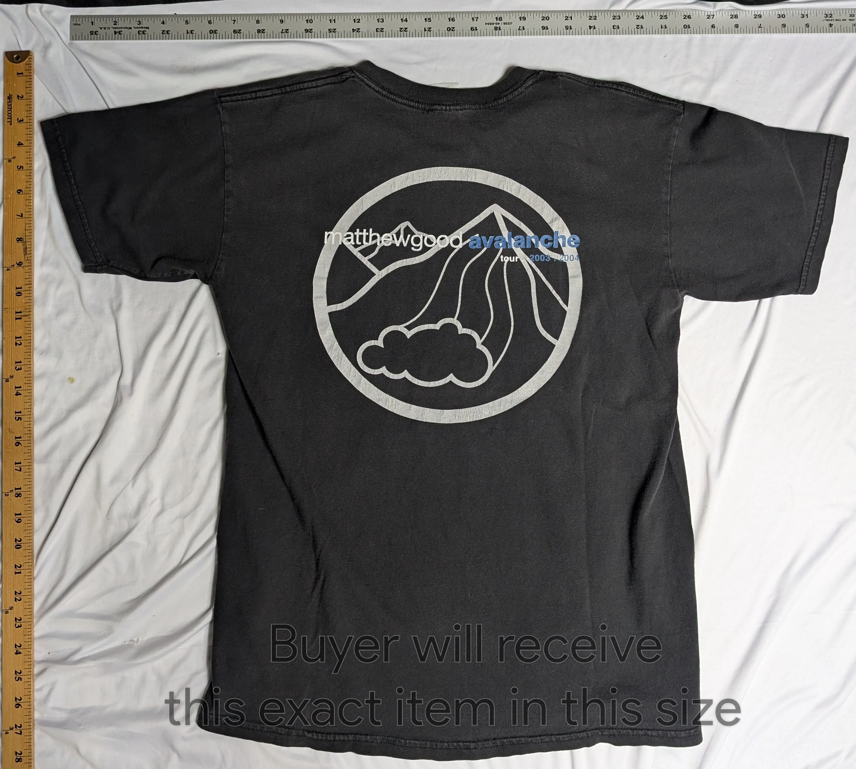 Watermarked - Matthew Good Band -2003 Avalanche Tour Shirt