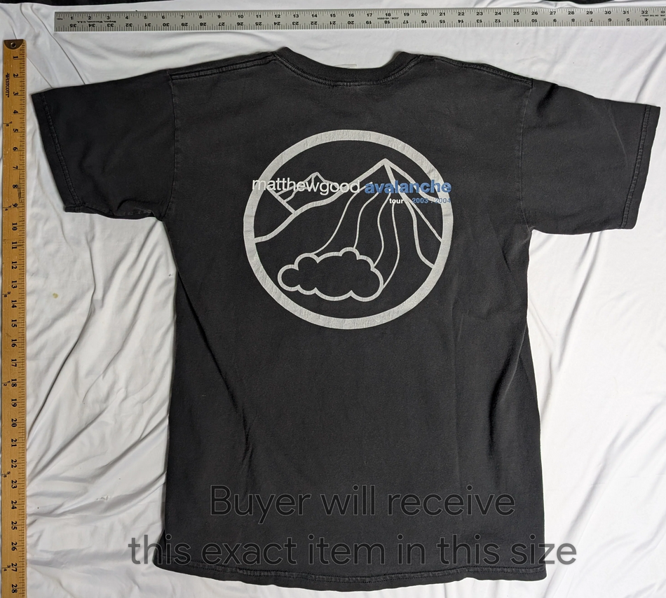 Watermarked - Matthew Good Band -2003 Avalanche Tour Shirt