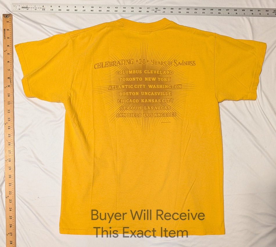 Watermarked - Smashing Pumpkins - 20 years of Sadness - Tour Shirt