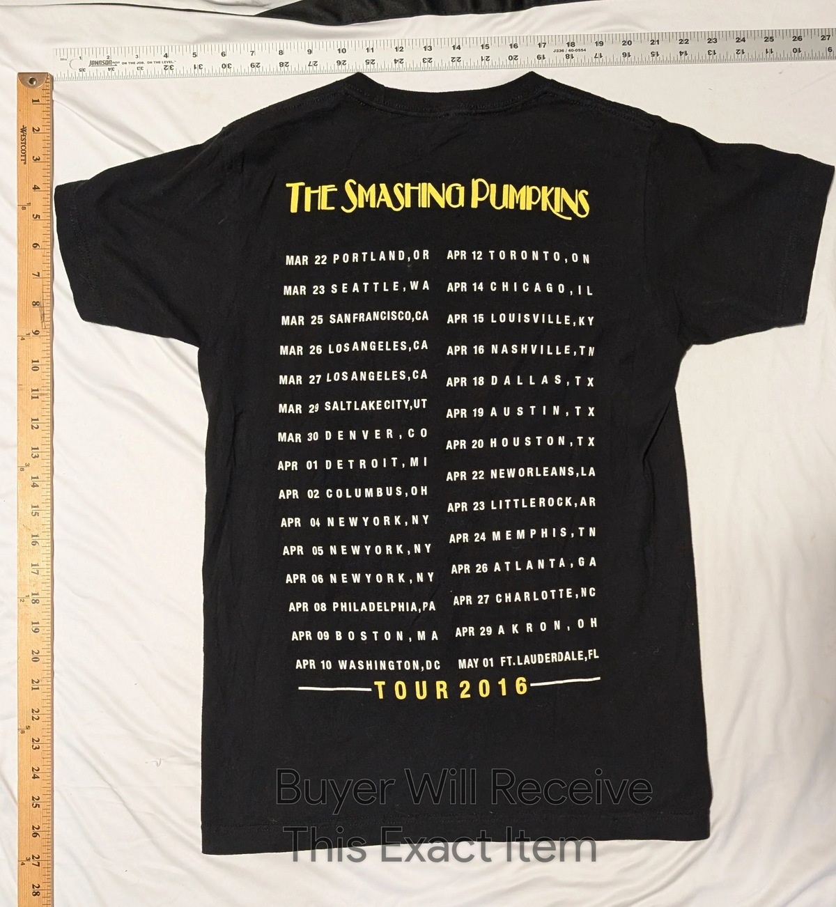 Watermarked - Smashing Pumpkins - 2016 Tour Shirt