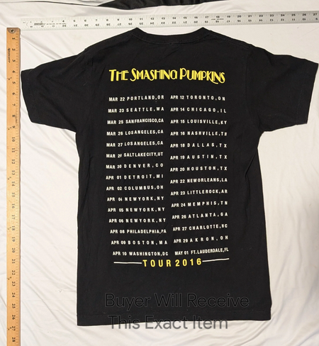 Watermarked - Smashing Pumpkins - 2016 Tour Shirt