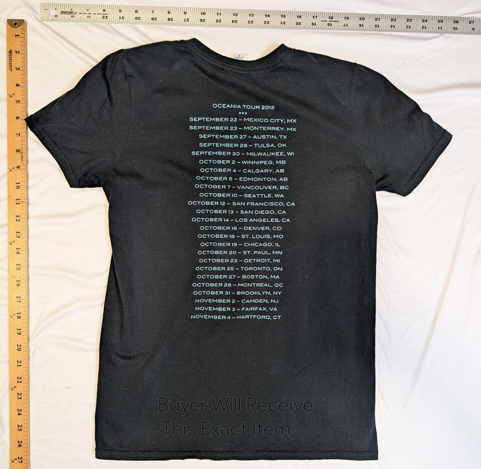 Watermarked - Smashing Pumpkins - 2012 Oceania Tour - T-shirt